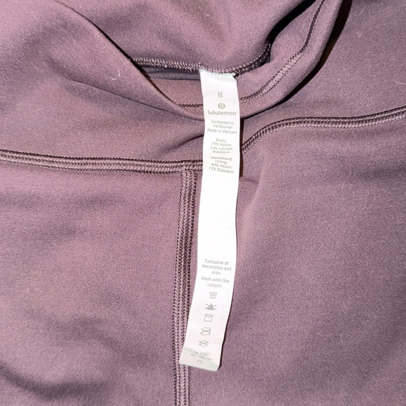 Lululemon Purple Leggings - Picture 4 of 4